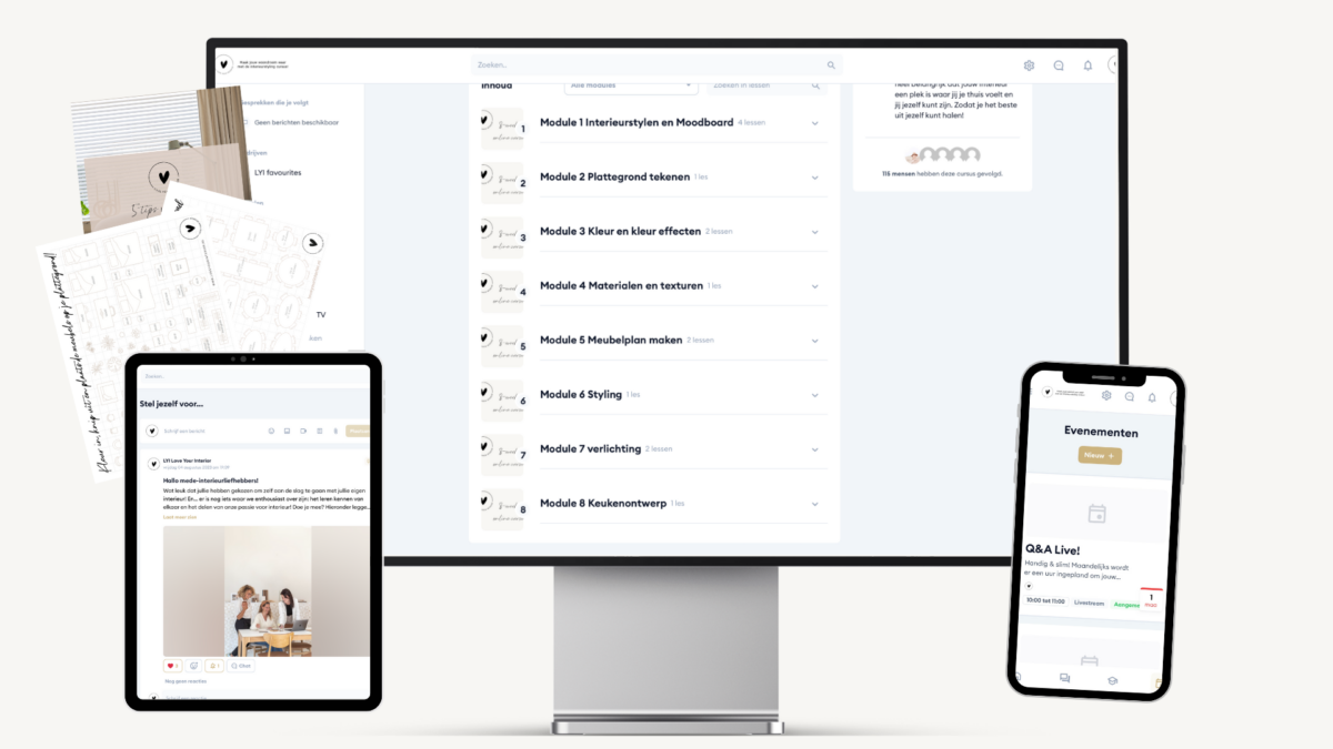 Online Interieur cursus